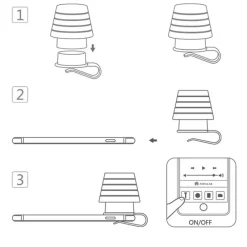Comfort u0026 Style Beleuchtung-Lampenschirm für Telefon-Taschenlampe – Nachtlicht-Illuminator