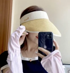 Damen The Relaxation Nook Autozubehör|Automobilindustrie-Langarmshirt mit Sonnenschutz – Sommertop aus Seide mit UV-Schutz