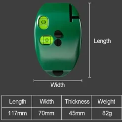 The Decor Haven Heimwerkzeuge|Gadgets Für Zuhause-Laser Level Tool - High Precision 2-Line Right Angle Level