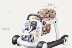 Kinder The Decor Haven Kinderwagen & Zubehör-Lauflernhilfe mit Musik – Anti-Rollover-Multifunktionsdesign