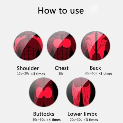 Tranquil Touch Massageprodukte|Gesundheits-Gadgets-LCD-Muskelentspannungsmassagegerät - Gerät zur Schmerzlinderung