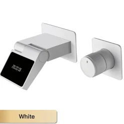 The Blissful Bath Badezimmer-LED Digital Faucet - Smart Black Brass Design