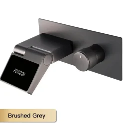 The Blissful Bath Badezimmer-LED Digital Faucet - Smart Black Brass Design