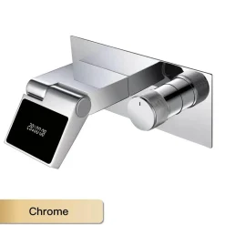 The Blissful Bath Badezimmer-LED Digital Faucet - Smart Black Brass Design