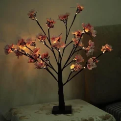 The Gilded Nest Beleuchtung-LED Fairy Tree Desk Lamp - Magical Night Light Decor