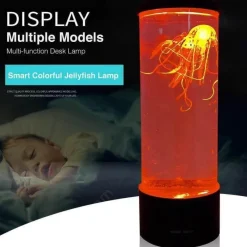 Comfort u0026 Style Beleuchtung-LED Jellyfish Lamp - Remote Control Aquarium Mood Light