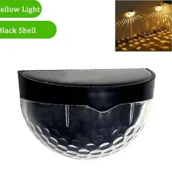 The Decor Haven Outdoor & Garten|Beleuchtung-LED Solar Wasserdichte Außenwandleuchte