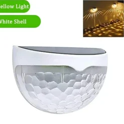 The Decor Haven Outdoor & Garten|Beleuchtung-LED Solar Wasserdichte Außenwandleuchte