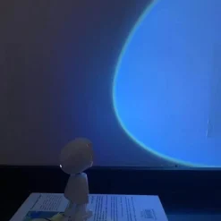 The Gilded Nest Beleuchtung-LED Sunset Robot Lamp - Atmospheric Mood Lighting for Home Decor