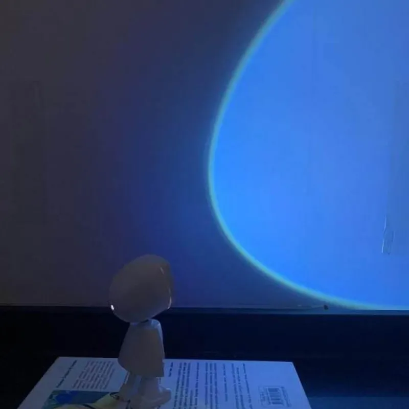 The Gilded Nest Beleuchtung-LED Sunset Robot Lamp - Atmospheric Mood Lighting for Home Decor