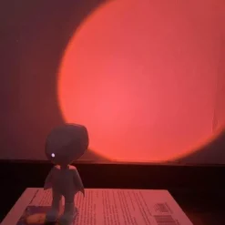 The Gilded Nest Beleuchtung-LED Sunset Robot Lamp - Atmospheric Mood Lighting for Home Decor