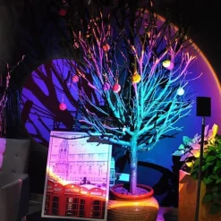 The Gilded Nest Beleuchtung-LED Sunset Robot Lamp - Atmospheric Mood Lighting for Home Decor