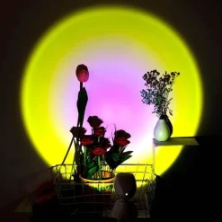 The Gilded Nest Beleuchtung-LED Sunset Robot Lamp - Atmospheric Mood Lighting for Home Decor