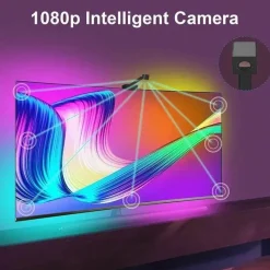 The Decor Haven Heimwerkzeuge|Gadgets Für Zuhause-LED TV Backlight Sync Strip – Stimmungsbeleuchtung fürs Heimkino