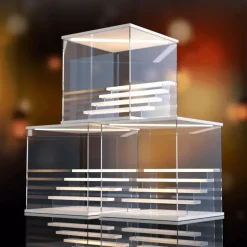 Ember u0026 Ivy Beleuchtung-LED-Acryl-Displaybox - Beleuchteter Schaukasten-Organizer