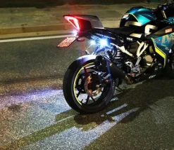 Wild u0026 Free Gear Autozubehör|Automobilindustrie-LED-Blitzlichter – Universelle Sicherheitslichter für Motorräder und Drohnen