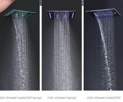 The Blissful Bath Badezimmer-LED-Duschkopf – Regendusche mit Musikfunktion