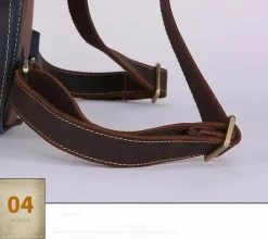 Decor Taschen & Geldbörsen-Leder Retro Herren Rucksack - Moderne Echtledertasche