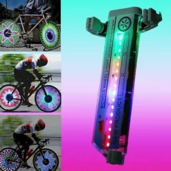 Wilderness Haven Fahrräder & Verkehr|Outdoor-Artikel-LED-Fahrradradlicht - Sicherheitsreifenbeleuchtung