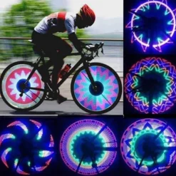 Wilderness Haven Fahrräder & Verkehr|Outdoor-Artikel-LED-Fahrradradlicht - Sicherheitsreifenbeleuchtung