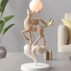 Illuminate Home Beleuchtung-LED-Hirsch-Ornament – ​​beleuchtete Weihnachtsdekoration