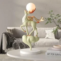 Illuminate Home Beleuchtung-LED-Hirsch-Ornament – ​​beleuchtete Weihnachtsdekoration