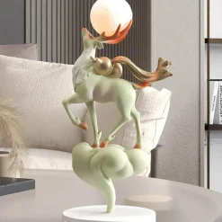 Illuminate Home Beleuchtung-LED-Hirsch-Ornament – ​​beleuchtete Weihnachtsdekoration