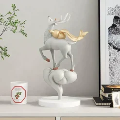 Illuminate Home Beleuchtung-LED-Hirsch-Ornament – ​​beleuchtete Weihnachtsdekoration