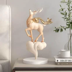 Illuminate Home Beleuchtung-LED-Hirsch-Ornament – ​​beleuchtete Weihnachtsdekoration