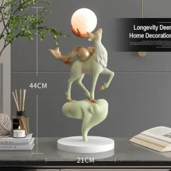 Illuminate Home Beleuchtung-LED-Hirsch-Ornament – ​​beleuchtete Weihnachtsdekoration