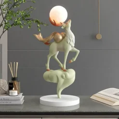 Illuminate Home Beleuchtung-LED-Hirsch-Ornament – ​​beleuchtete Weihnachtsdekoration