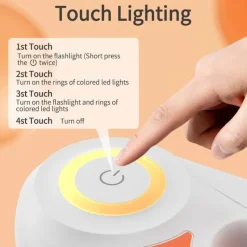 Furendo Haustierzubehör|Reinigungswerkzeuge Für Haustiere-LED-Hundeleine – Automatisch leuchtende, einziehbare Haustierleine