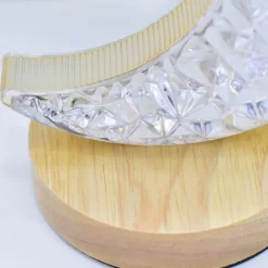 Bright Accents Beleuchtung-LED-Kristall-Stern-Mond-Nachtlicht - Dekorative Tischlampe für Kinder