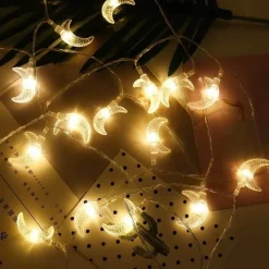 Bright Accents Beleuchtung-LED-Lichterkette – Mondlicht-Dekor für drinnen und draußen