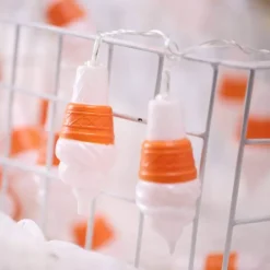 Bright Accents Beleuchtung-LED-Lichterkette mit Eiscreme-Motiv – bunte, dekorative Lichterkette