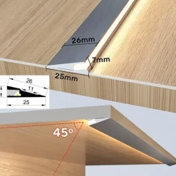 Willow u0026 Whim Beleuchtung-LED-Lichtpanel – Dünne Aluminium-Oberflächenbeleuchtung