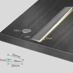 Willow u0026 Whim Beleuchtung-LED-Lichtpanel – Dünne Aluminium-Oberflächenbeleuchtung