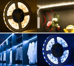Comfort u0026 Style Beleuchtung-LED-Lichtstreifen mit Bewegungssensor – Intelligente Umgebungsbeleuchtungslösung