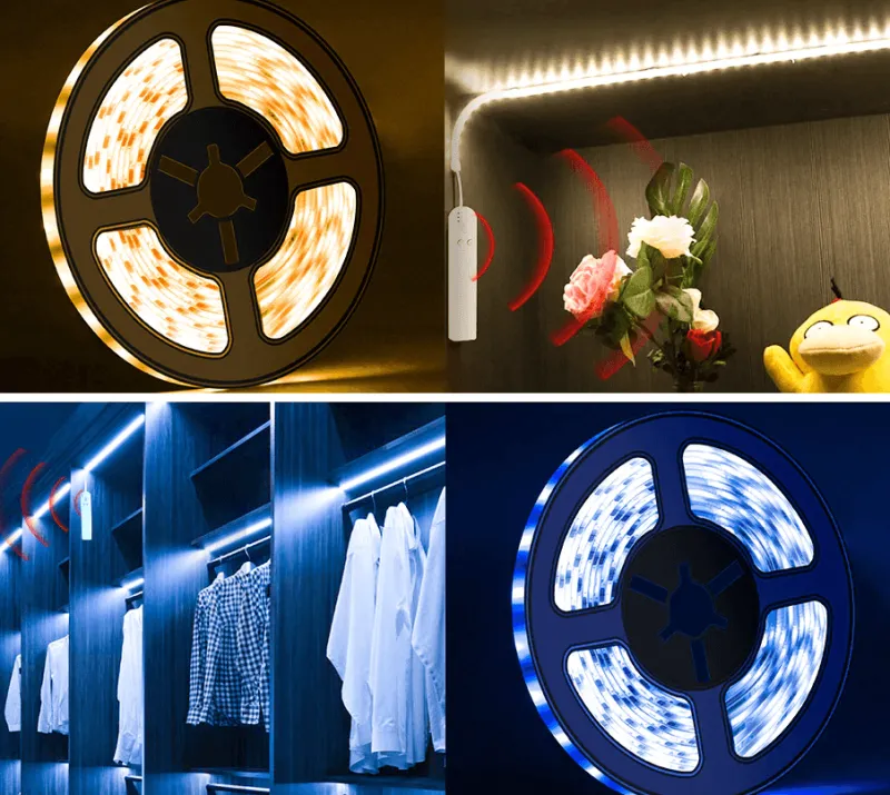 Comfort u0026 Style Beleuchtung-LED-Lichtstreifen mit Bewegungssensor – Intelligente Umgebungsbeleuchtungslösung