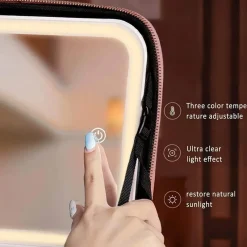 Trail u0026 Beyond Outdoor-Artikel-LED-Make-up-Tasche mit Spiegel – Reise-Kosmetik-Organizer