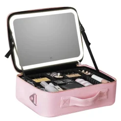 Trail u0026 Beyond Outdoor-Artikel-LED-Make-up-Tasche mit Spiegel – Reise-Kosmetik-Organizer