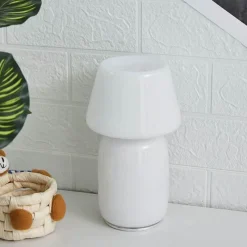 Bright Accents Beleuchtung-LED-Nachtlampe in Form eines geneigten Pilzes – dekoratives Akzentlicht