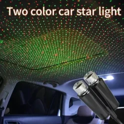 Wild u0026 Free Gear Autozubehör|Automobilindustrie-LED-Nachtlichtprojektor mit Tonaktivierung – farbenfrohes Himmelsdesign