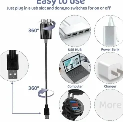 Wild u0026 Free Gear Autozubehör|Automobilindustrie-LED-Nachtlichtprojektor mit Tonaktivierung – farbenfrohes Himmelsdesign