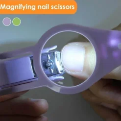 The Relaxation Nook Gesundheits-Gadgets|Gesundheits- Und Entspannungstools-LED-Nagelknipser mit Lupe – beleuchtetes Nagelpflege-Tool