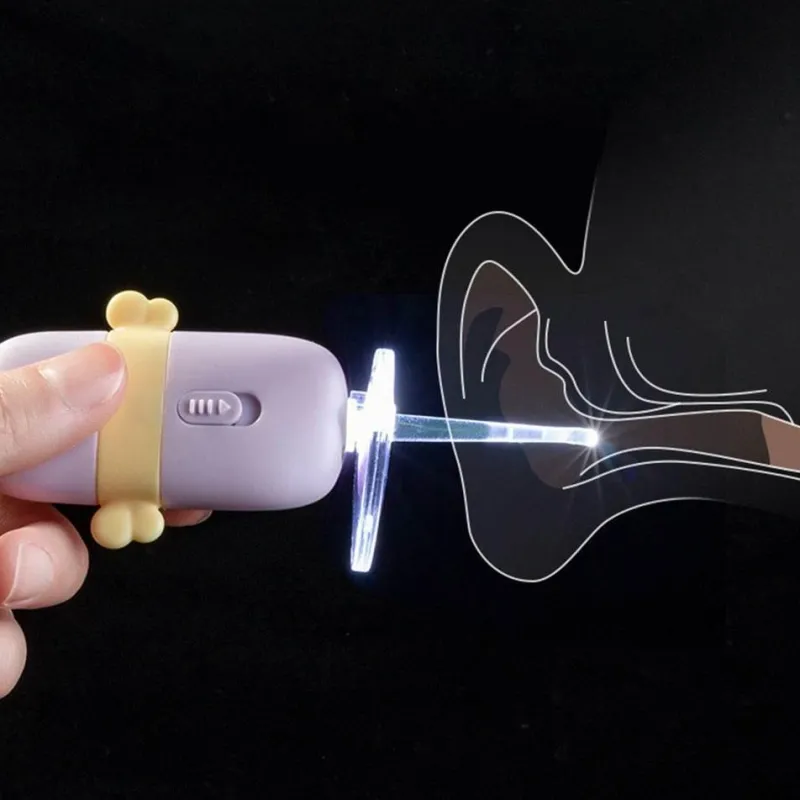 Kinder The Decor Haven Kinderwagen & Zubehör-LED-Ohrreiniger für Babys – süßes Cartoon-Design