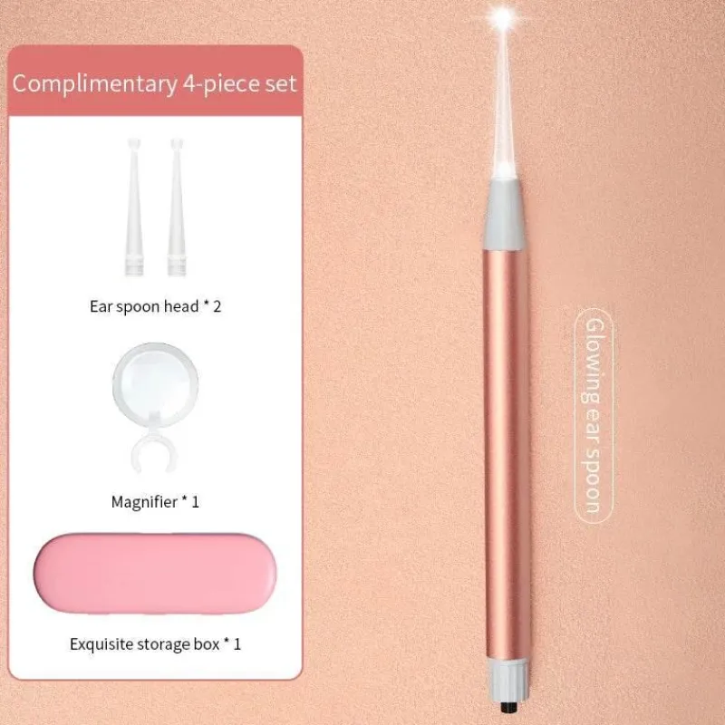 PureGlow Männerpflege|Frauenpflege-LED-Ohrreinigungspinzette – Bright View Ohrenpflege-Werkzeugset