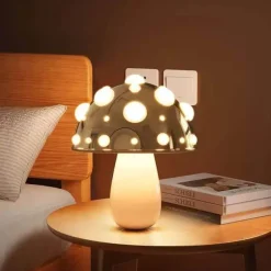 Illuminate Home Beleuchtung-LED-Pilz-Schreibtischlampe – Moderne Beleuchtung für das Homeoffice