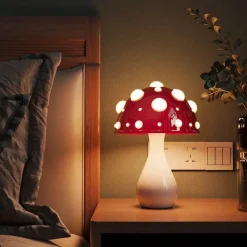 Illuminate Home Beleuchtung-LED-Pilz-Schreibtischlampe – Moderne Beleuchtung für das Homeoffice