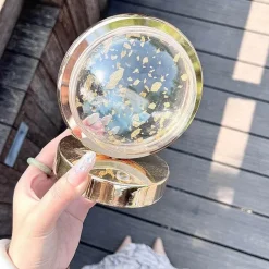 Illuminate Home Beleuchtung-LED-Quallenlampe – Dekoratives Kristall-Tischlicht